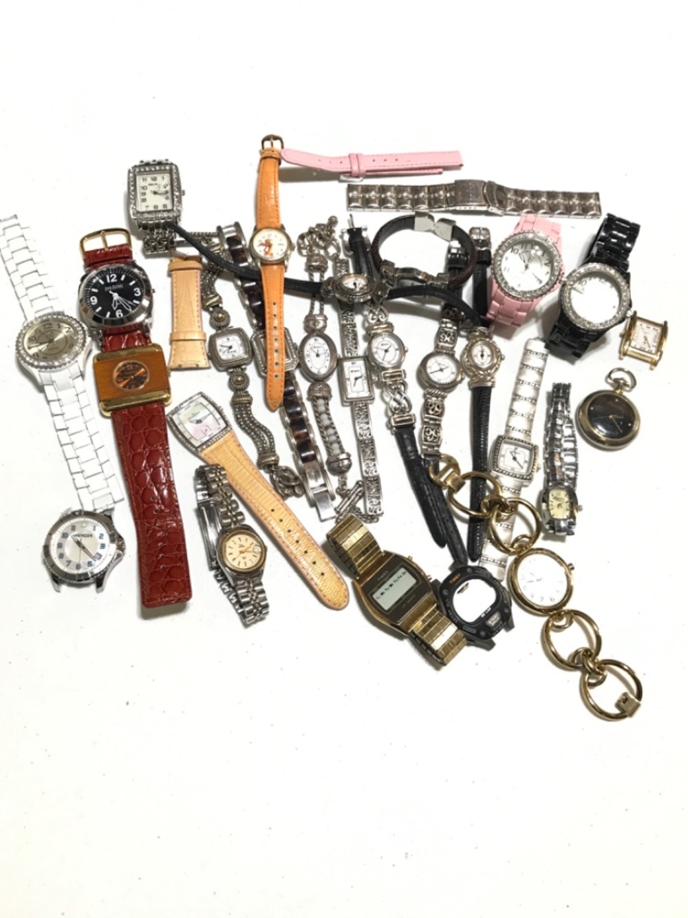Watch Lot Brighton Timex Joan Rivers Parts Repair Lot Missing Parts As Is Crafts